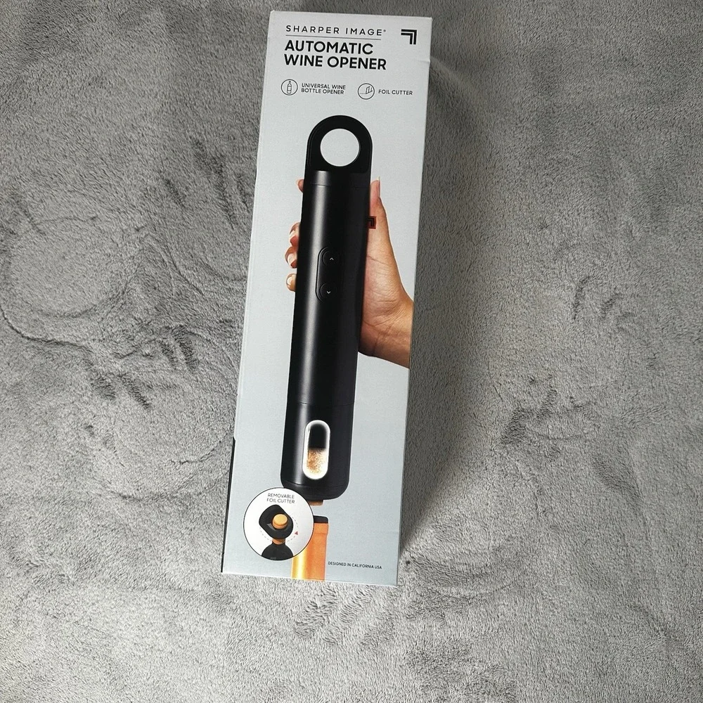 Sharper Image‎ Automatic Universal Wine Bottle Opener Foil Cutter NIB